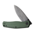 CIVIVI Sokoke Damascus, Green Canvas Micarta C22007-DS2