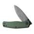 CIVIVI Sokoke Damascus, Green Canvas Micarta C22007-DS2