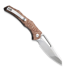 CIVIVI Spiny Dogfish, Brown Linen Micarta, Satin C22006-4