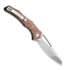 CIVIVI Spiny Dogfish, Brown Linen Micarta, Satin C22006-4