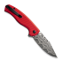 CIVIVI Stormhowl Damascus, Milled Red Aluminum C23040B-DS1
