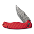 CIVIVI Stormhowl Damascus, Milled Red Aluminum C23040B-DS1