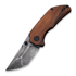 CIVIVI Thug 2 Damascus sulankstomas peilis, cuibourtia wood C20028C-DS1