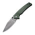 CIVIVI Tranquil Damascus, Green Canvas Micarta C23027-DS1