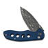 CIVIVI Triptych Damascus, Blue Canvas Micarta C23085B-DS1