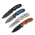 CIVIVI Triptych Damascus, Blue Canvas Micarta C23085B-DS1