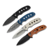CIVIVI Triptych Damascus, Blue Canvas Micarta C23085B-DS1