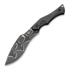 CIVIVI Vaquita II Damascus, Black Linen Micarta C047C-DS1
