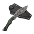CIVIVI Vaquita II Damascus, Green Canvas Micarta C047C-DS2
