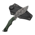 CIVIVI Vaquita II Damascus, Green Canvas Micarta C047C-DS2