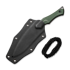 CIVIVI Vaquita II Damascus, Green Canvas Micarta C047C-DS2