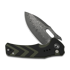 CIVIVI Vexron Damascus kääntöveitsi, Milled Black & Green G-10 C24066-DS1