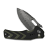 CIVIVI Vexron Damascus sulankstomas peilis, Milled Black & Green G-10 C24066-DS1