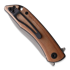 CMB Made Knives Blaze kääntöveitsi, ruskea