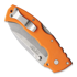 Cold Steel 4-Max Scout Stonewashed sulankstomas peilis, oranžinėnge CS62RQORSW