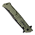 Cold Steel Large Luzon Black 접이식 나이프, 올리브색 CS20NQXODBK