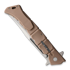 Cold Steel Large Luzon Satin foldekniv, Desert Tan CS20NQXDTST
