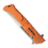Zav&iacute;rac&iacute; nůž Cold Steel Large Luzon Satin, oranžov&aacute; CS20NQXORST