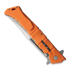 Cold Steel Large Luzon Satin sulankstomas peilis, oranžinėnge CS20NQXORST