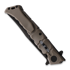 Cold Steel Medium Luzon Black sulankstomas peilis, Dark Earth CS20NQLDEBK