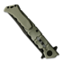 Cold Steel Medium Luzon Black sulankstomas peilis, žalia CS20NQLODBK