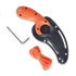 Nůž CRKT Bear Claw, vroubkov&aacute;n&iacute; na čepeli, oranžov&aacute;