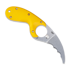 CRKT Bear Claw veitsi, combo terä, keltainen