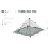 DD Hammocks SuperLight Pyramid Mesh Tent