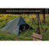 DD Hammocks Tarp 3x3, olivgrön