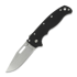 Demko Knives AD 20.5 D2 Clip Point 折り畳みナイフ, Peel Ply Black G-10