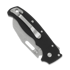 Demko Knives AD 20.5 D2 Shark Foot sulankstomas peilis, Peel Ply Black G-10