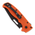 Demko Knives AD 20.5 DLC k&auml;&auml;nt&ouml;veitsi, Clip Point, oranssi