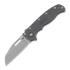 Demko Knives AD 20.5 Stonewashed folding knife, Shark Foot, grey