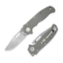 Demko Knives - AD 20.5 Textured Titanium 20CV, clip point