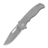 Demko Knives AD 20.5 Textured Titanium CPM3V kääntöveitsi, clip point