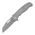 Coltello pieghevole Demko Knives AD 20.5 Textured Titanium CPM3V, shark foot