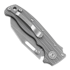 Demko Knives AD 20.5 Textured Titanium CPM3V kääntöveitsi, shark foot