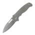 Demko Knives AD20.5 3V Slicer Shark foldekniv, Milled Titanium