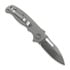 Demko Knives AD20.5 3V Slicer Shark foldekniv, Milled Titanium