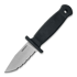 Demko Knives Armiger 2 Clip Point neck knife, combo edge