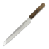 Japanese kitchen knife Demko Knives Bread VG10 San Mai, Red Oak