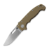 Demko Knives MG AD20S Clip Point 20CV G10 kääntöveitsi, brown