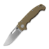 Demko Knives MG AD20S Clip Point 20CV G10 sulankstomas peilis, brown