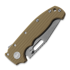 Demko Knives MG AD20S Clip Point 20CV G10 kääntöveitsi, brown