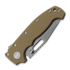 Demko Knives MG AD20S Clip Point 20CV G10 sulankstomas peilis, brown