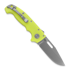 Demko Knives MG AD20S Clip Point 20CV G10 sulankstomas peilis, dayglo