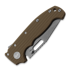 Demko Knives MG AD20S Clip Point 20CV G10 foldekniv, earth