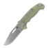 Demko Knives MG AD20S Clip Point 20CV G10 kääntöveitsi, natural