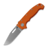 Demko Knives MG AD20S Clip Point 20CV G10 sulankstomas peilis, orange