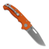 Couteau pliant Demko Knives MG AD20S Clip Point 20CV G10, orange